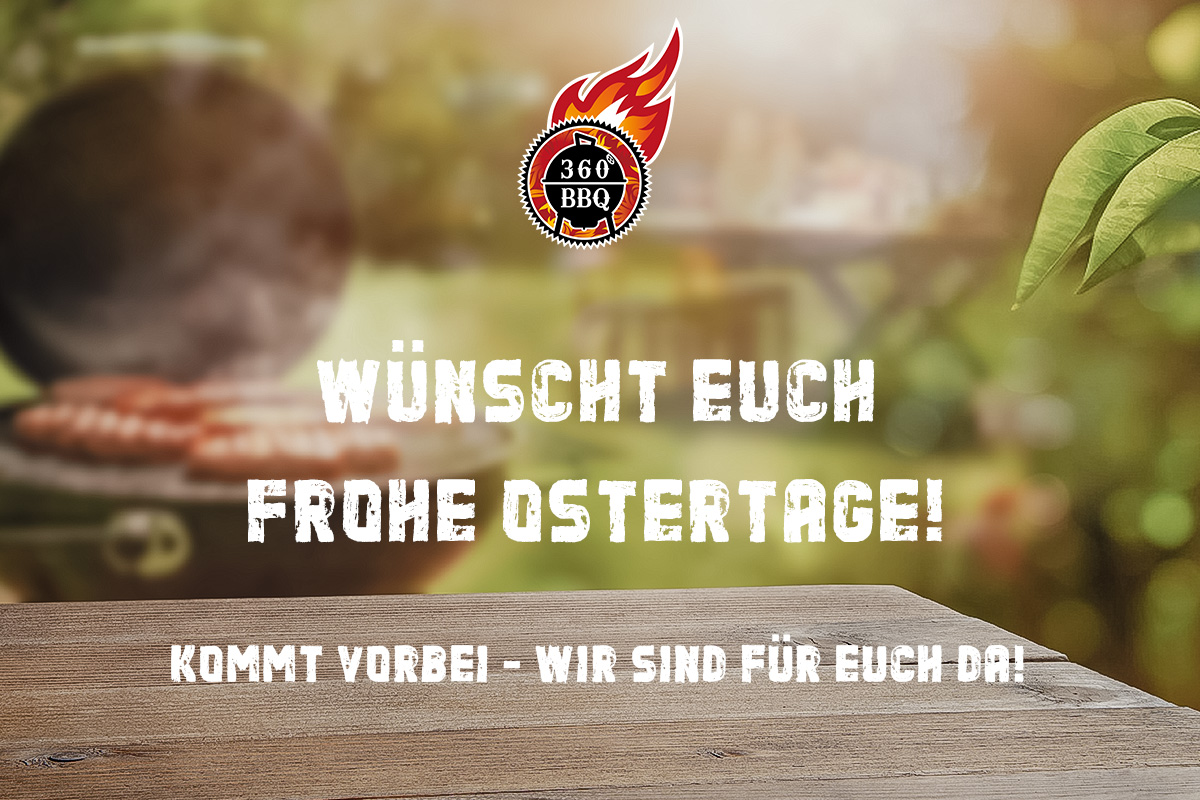 360° BBQ wünscht Frohe Ostern