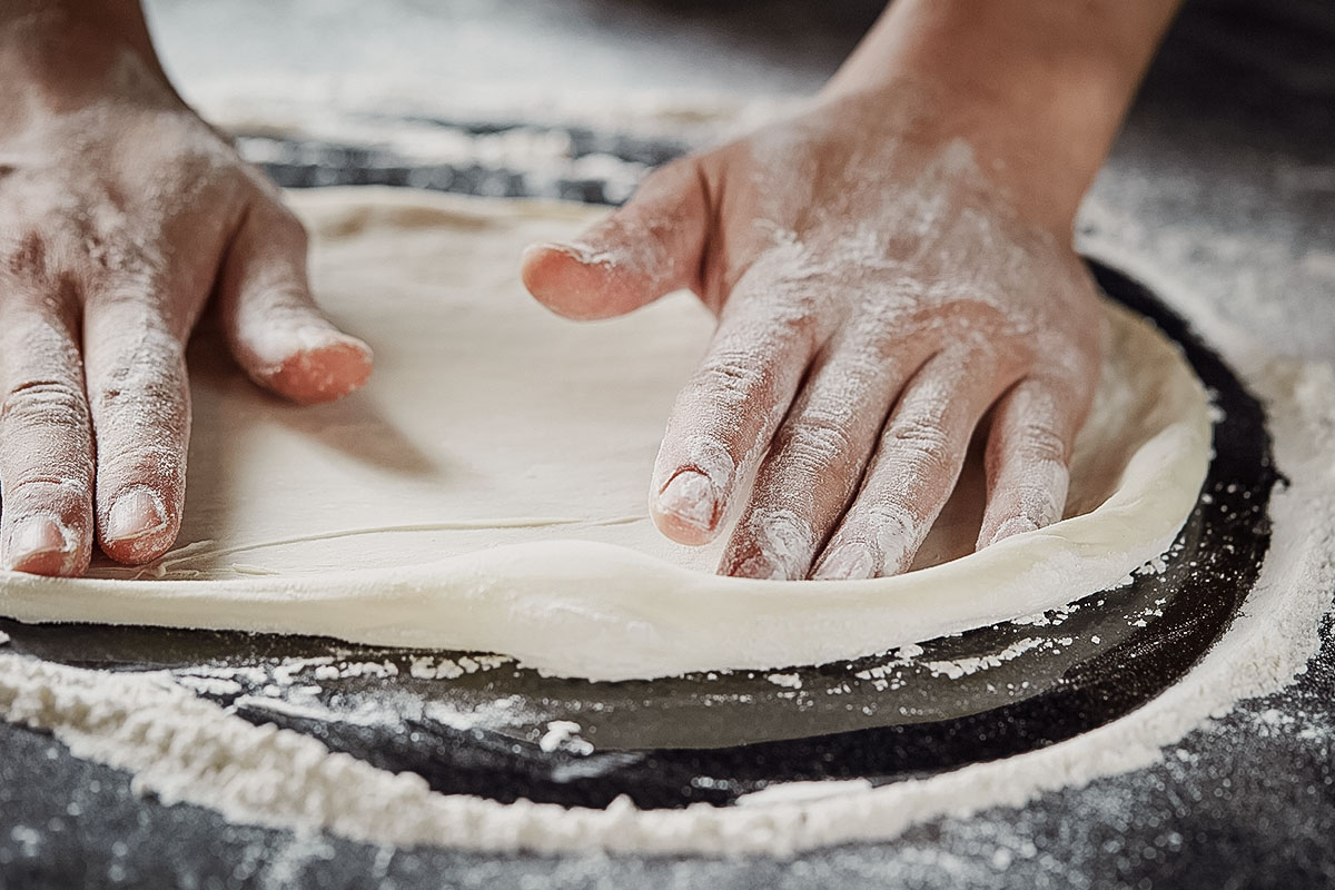 Pizzateig: einfaches Grundrezept