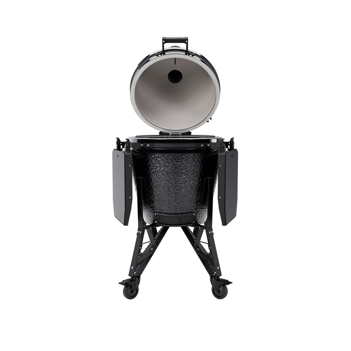 BSTRD. Large Complete Keramikgrill | Gloss Graphite geöffnet