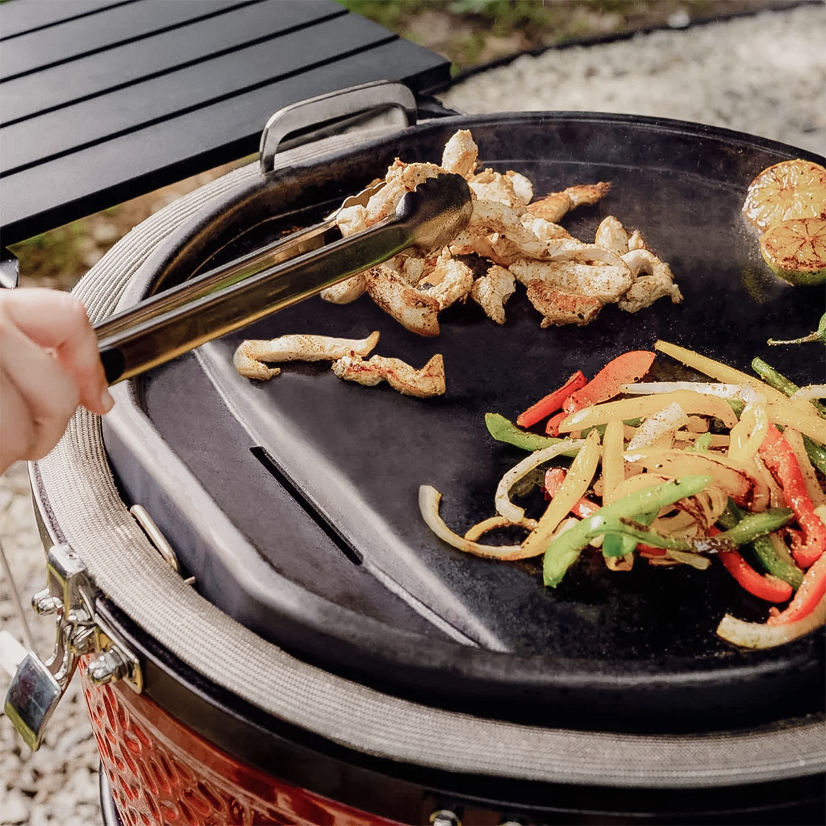 Kamado Joe Grillplatte Karbonstahl für Classic Joe