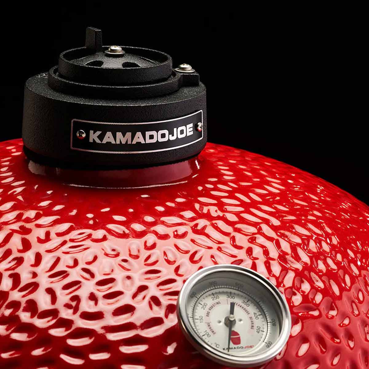 Kamado Joe Junior gusseisernes Deckelventil & Deckelthermometer Kamado Joe Junior gusseisernes Deckelventil & Deckelthermometer
