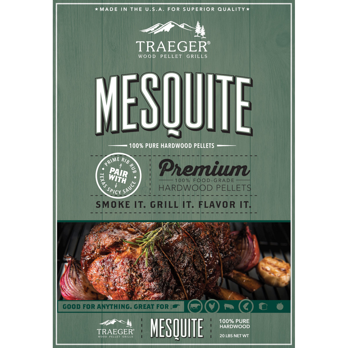 Traeger Prime Hartholz Pellets Mesquite