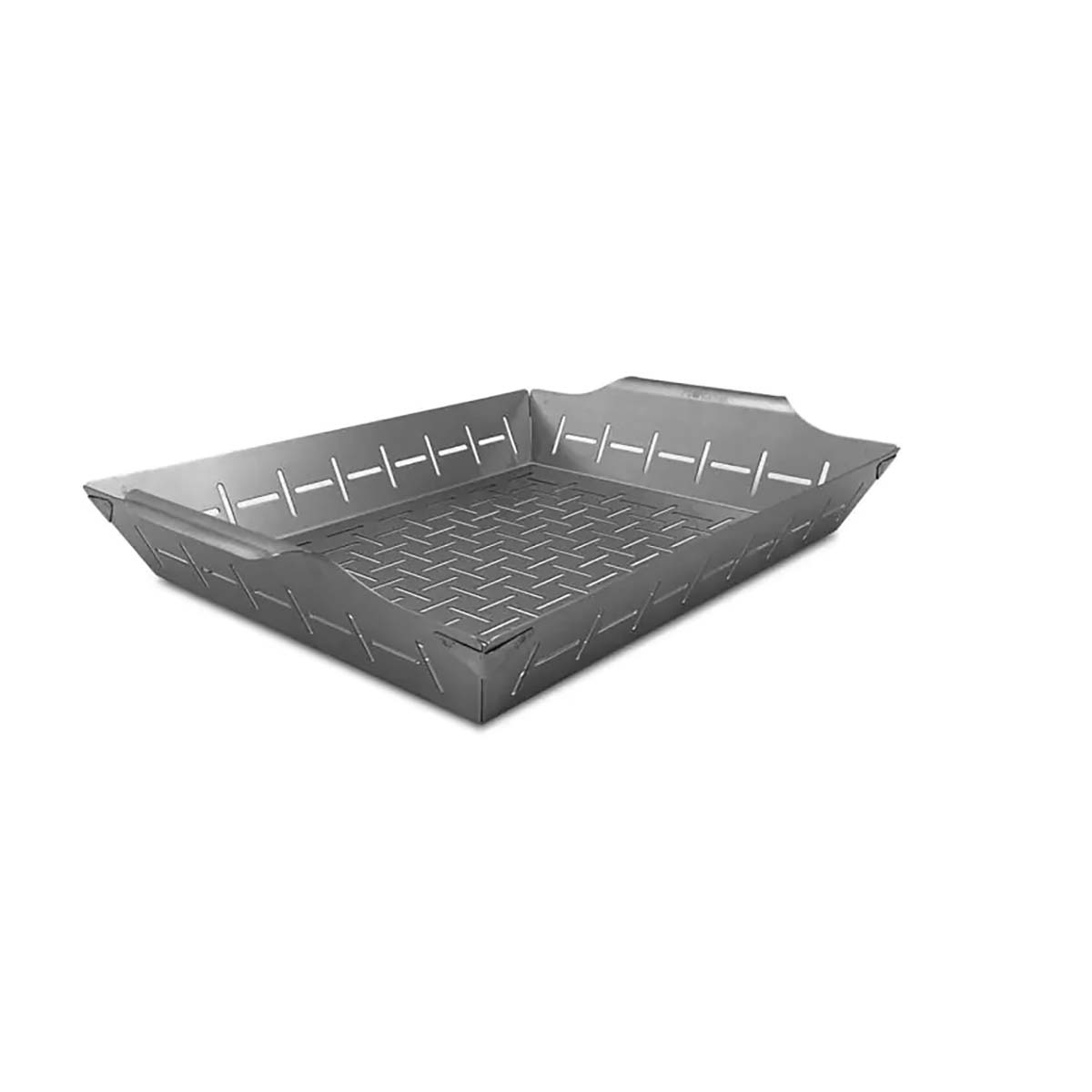 FireRocket Grillkorb aus Edelstahl, 43,5 x 25 x 5 cm