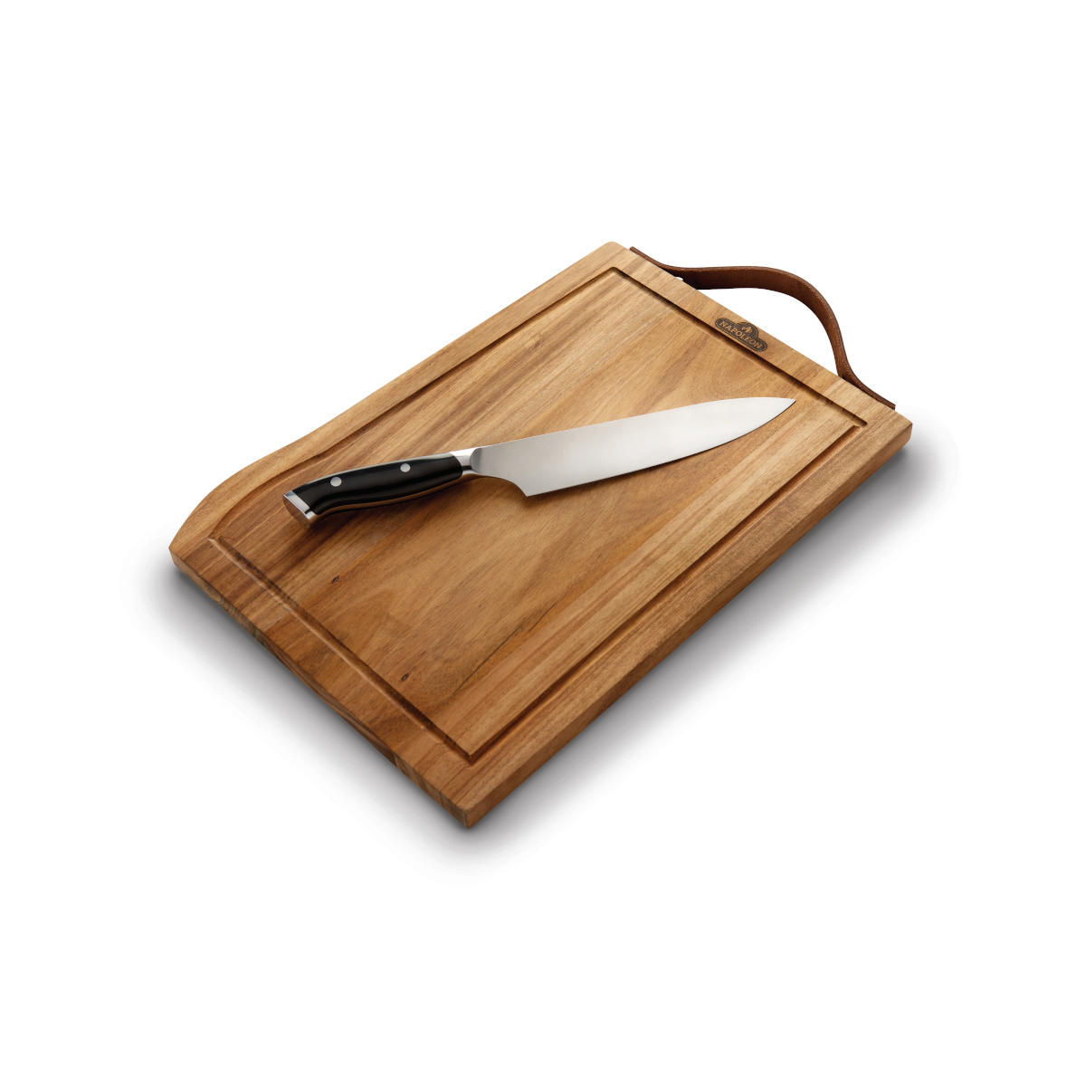 Napoleon President Edition Schneidebrett inkl. PRO Chef Messer | 31 x 41,2 cm