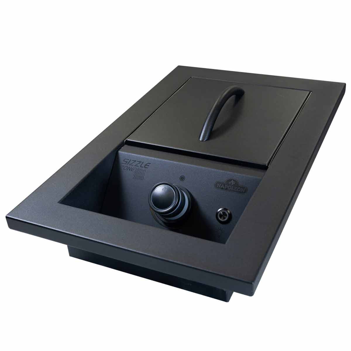 Napoleon Einbau Sizzle Zone 700er-Serie | klein | Mattschwarz mit Abdeckung Napoleon Einbau Sizzle Zone 700er-Serie, klein, Mattschwarz, mit Abdeckung