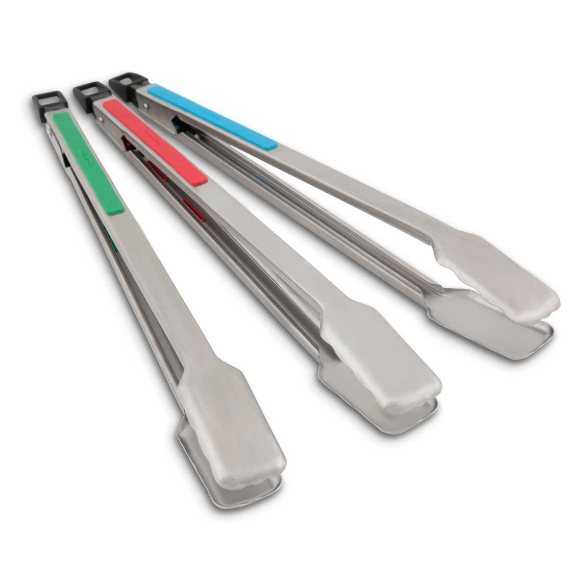 Broil King 3-teiliges Grillzangenset rot, grün, blau Broil King 3-teiliges Grillzangenset rot, grün, blau
