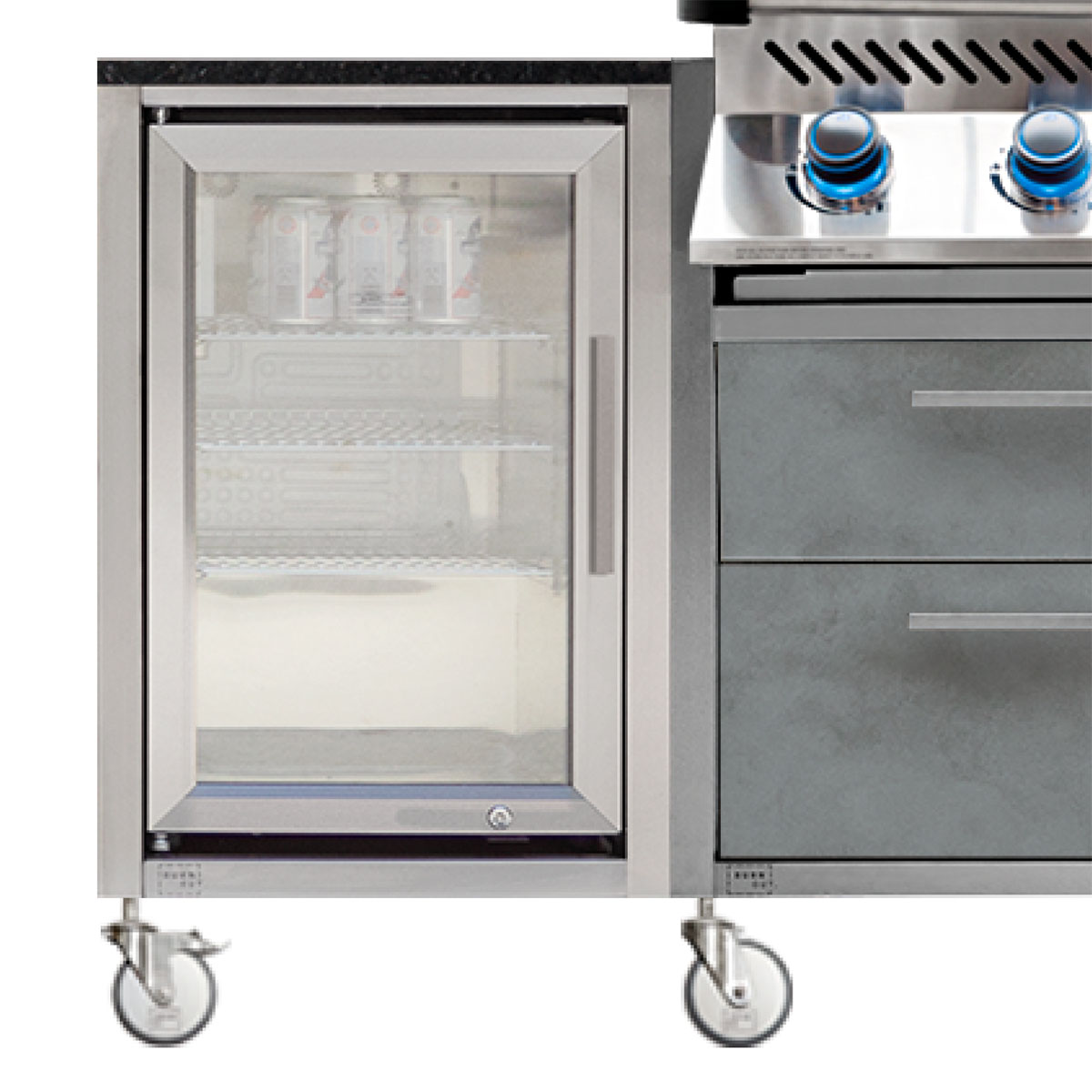 Burnout Kitchen BBQ Küche Smoke | Kühlschrank