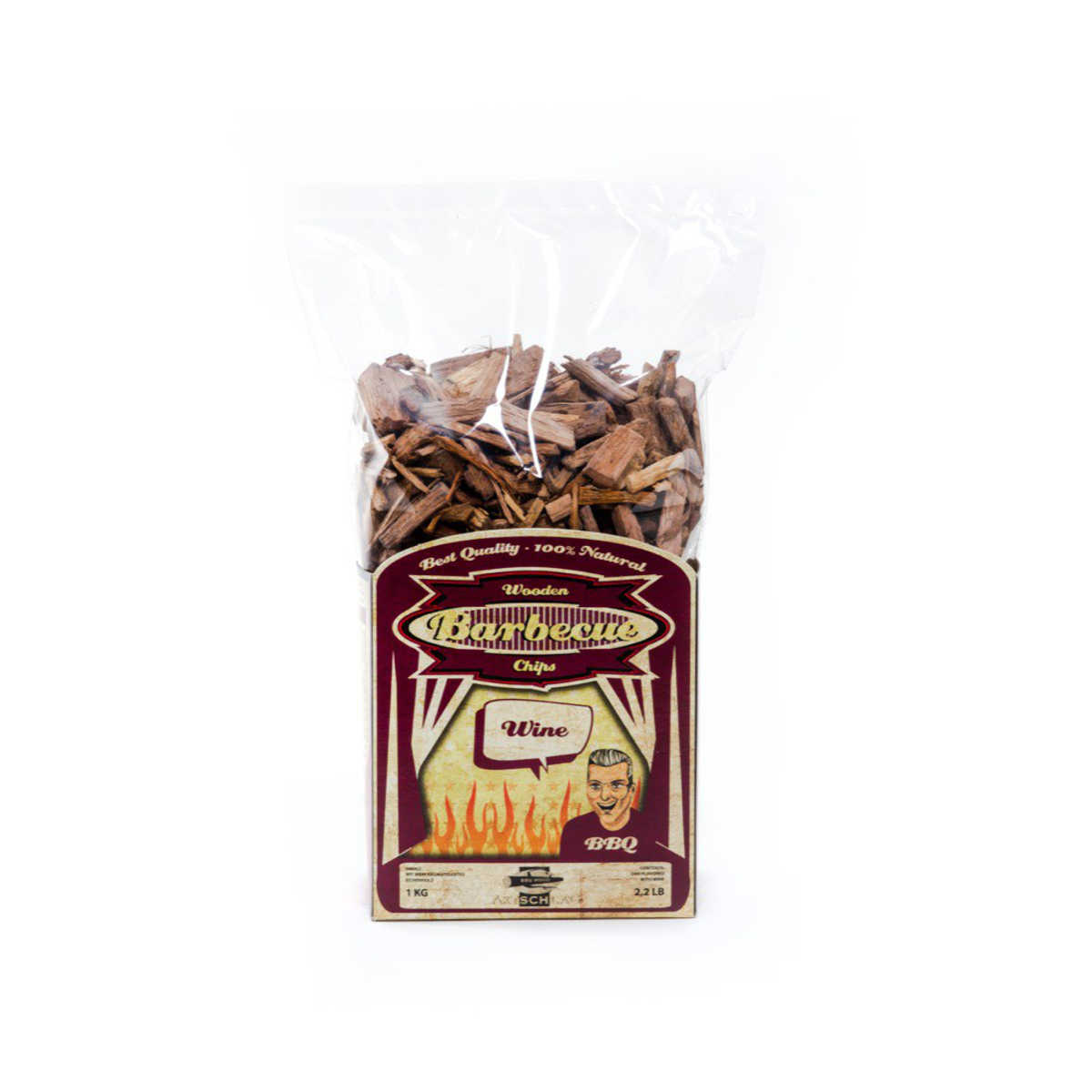 Axtschlag Wood Smoking Chips Wine-Eiche, 1 kg