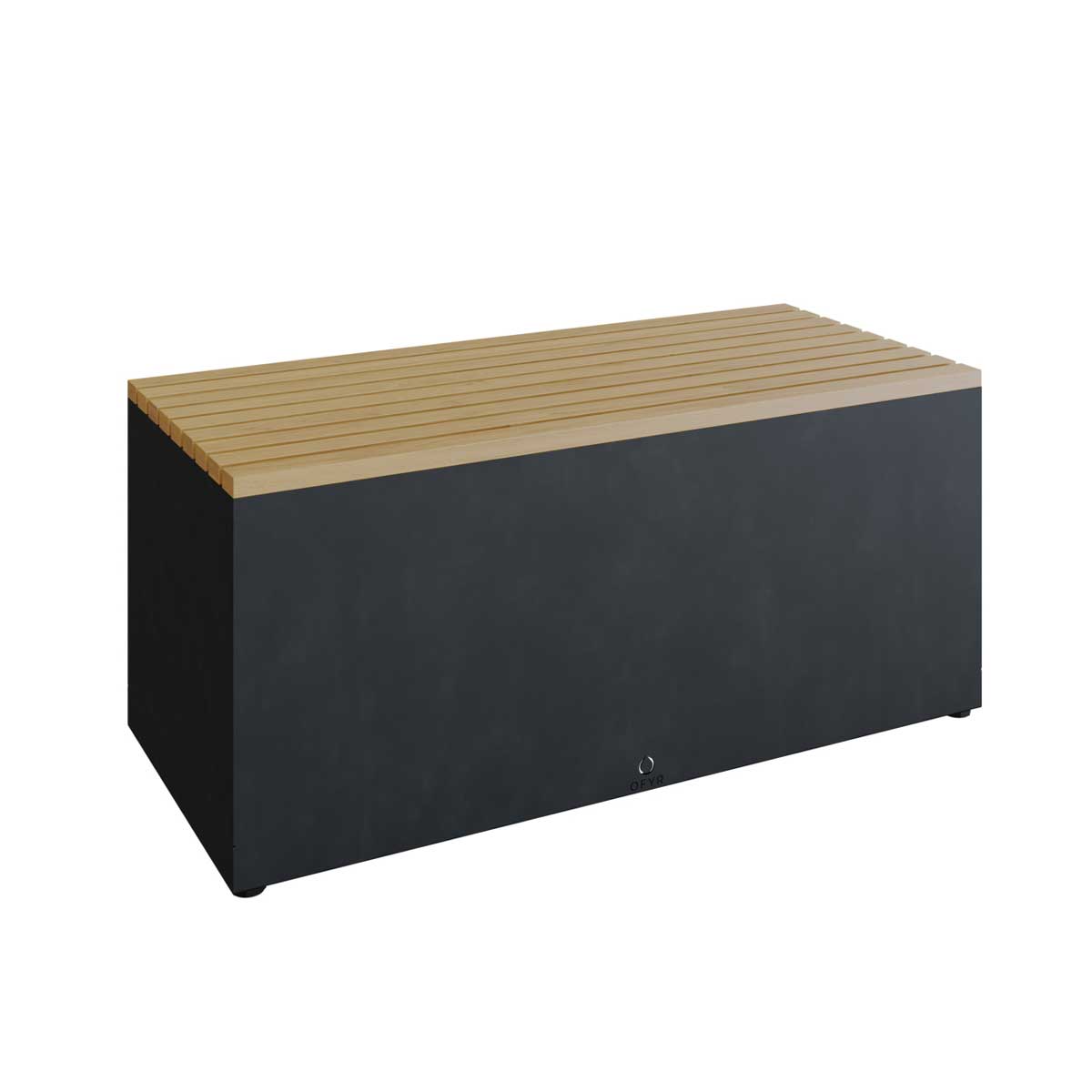 OFYR Garden Bench Black Sitzbank