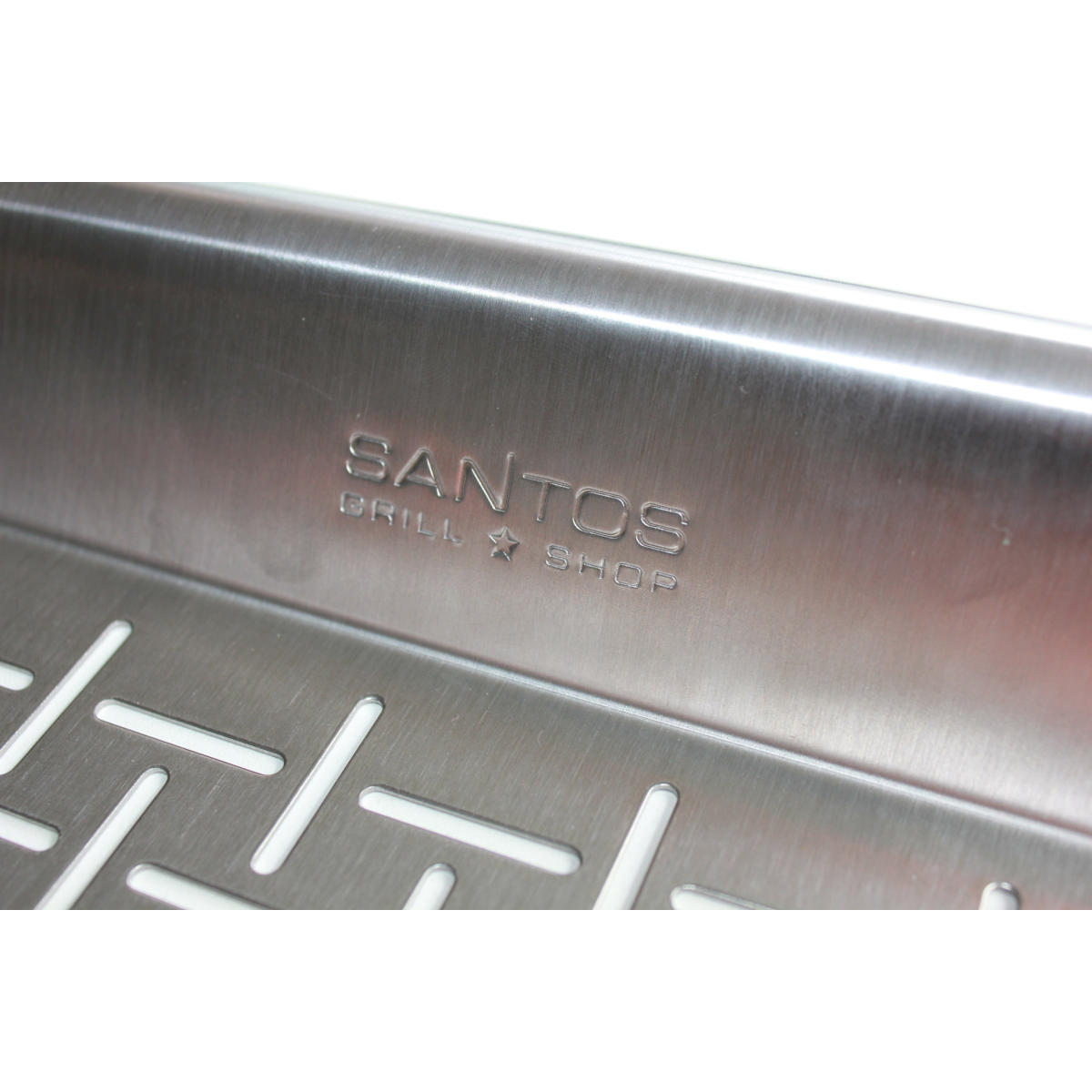 Santos Edelstahl Grillschale mit Griffen Santos Edelstahl Grillschale mit Griffen