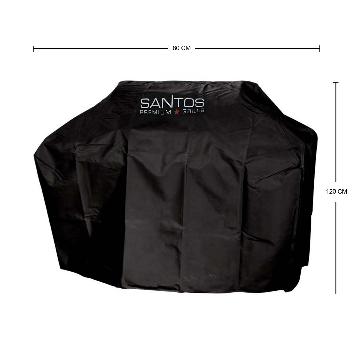 SANTOS Grill Abdeckhaube, PU-beschichtet, 80 x 58 x 120 cm