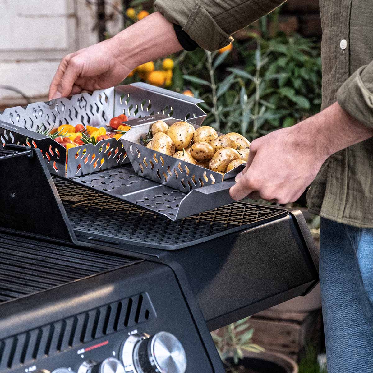 ZWILLING BBQ Grillkorb Edelstahl, Größe S