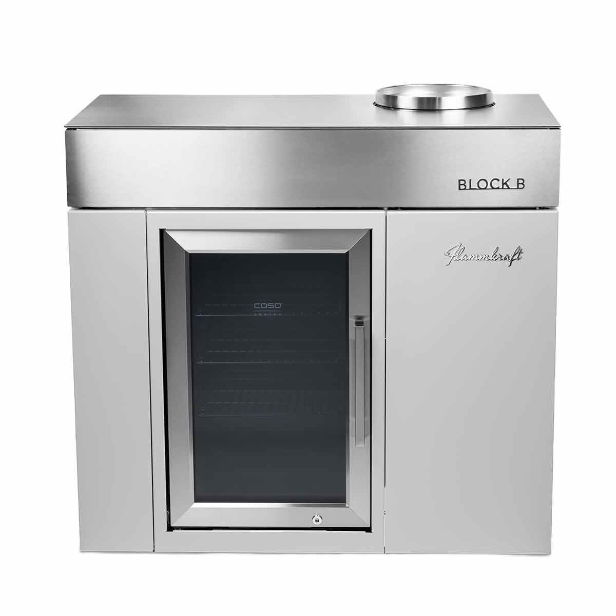 Flammkraft Block B, Flexibles Bar- und Kühlmodul, Front