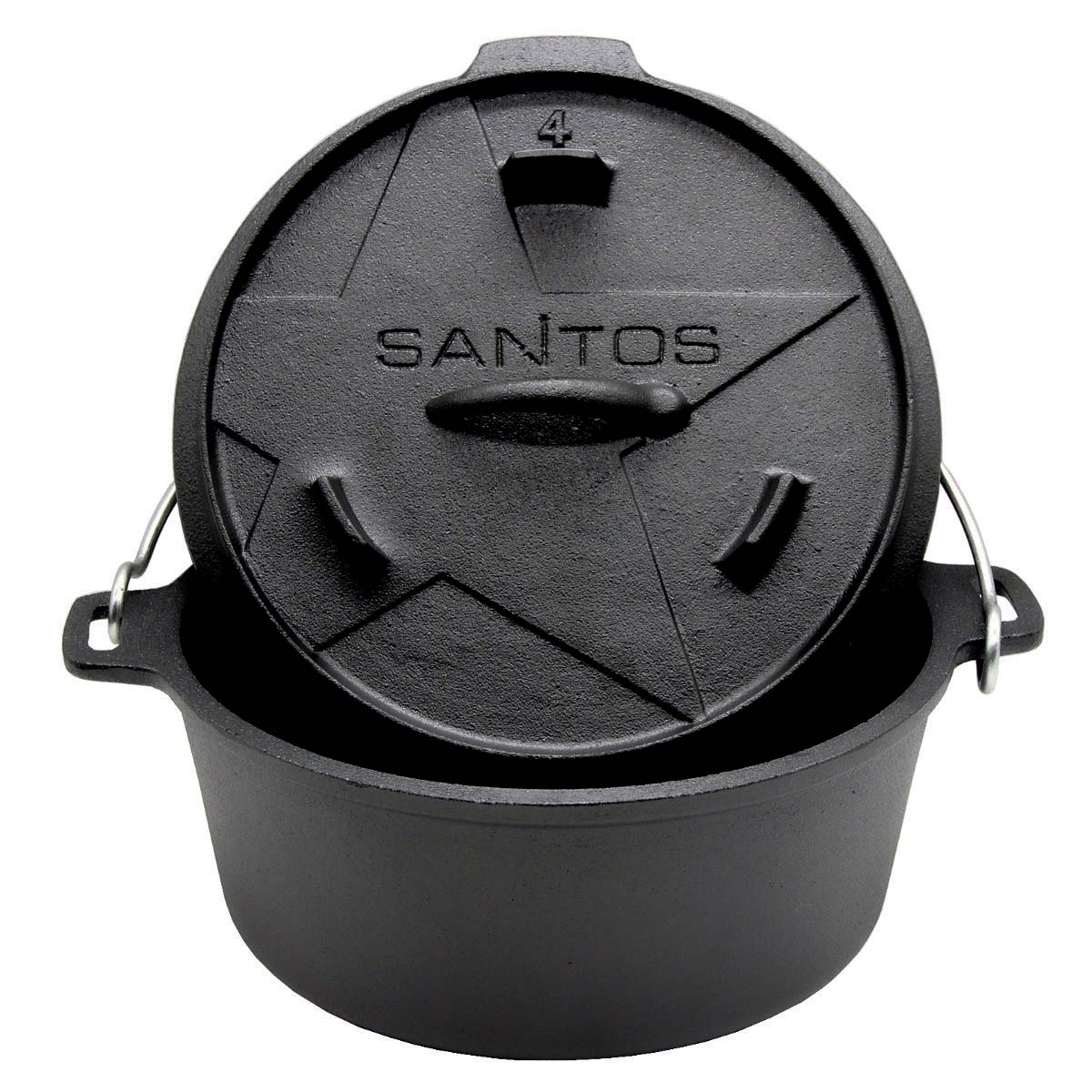 SANTOS Dutch Oven 4,5qt ohne Füße