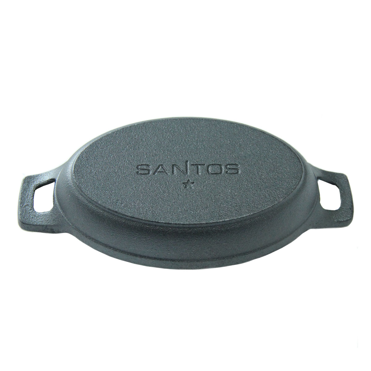 SANTOS Gusseiserne Servierpfannen 4er Set, 21,5 x 10,5 cm