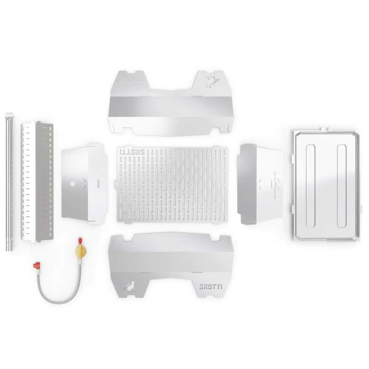 Skotti Grill 2.0 – zerlegbarer Edelstahl Gasgrill Skotti Grill 2.0 – zerlegbarer Edelstahl Gasgrill