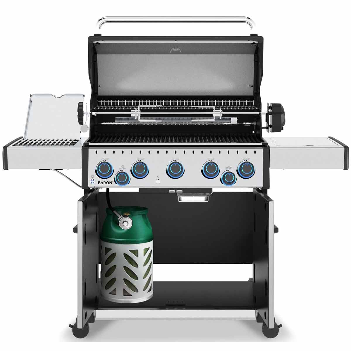 Broil King Baron 590 IRX Gasgrill Edelstahl inkl. Drehspieß