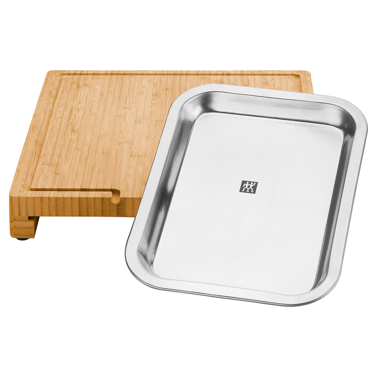 ZWILLING BBQ Schneidebrett mit Auffangschale, 39 x 30 cm, Edelstahl  ZWILLING BBQ Schneidebrett mit Auffangschale, 39 x 30 cm, Edelstahl