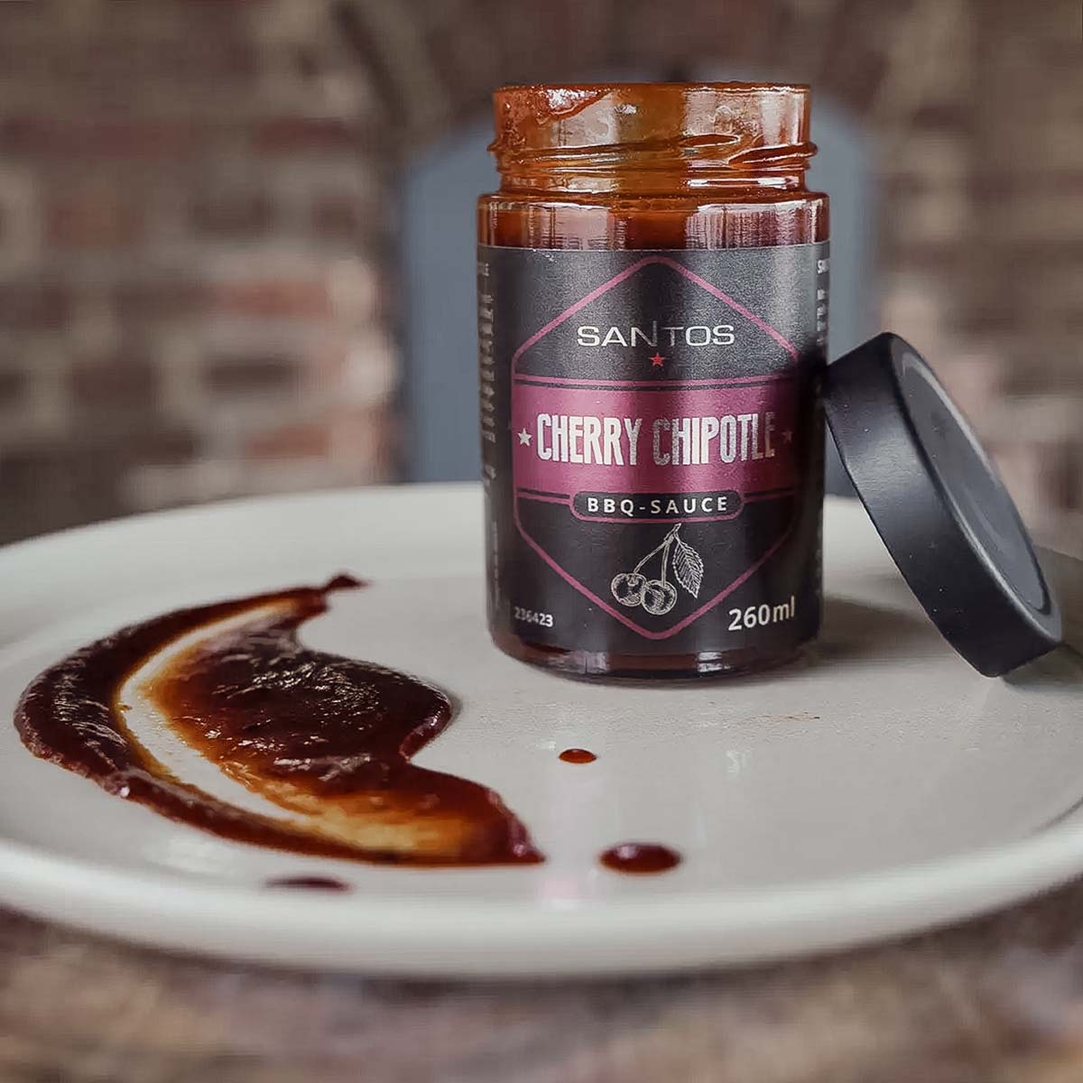 SANTOS Cherry & Chipotle BBQ Sauce