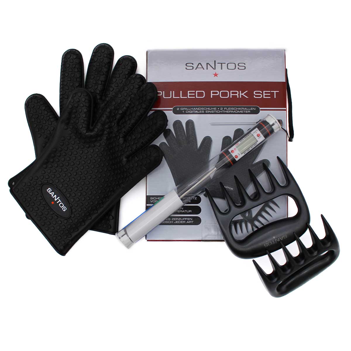 SANTOS Pulled Pork Set, 5-teilig Packetinhalt