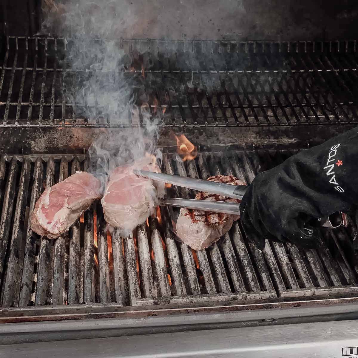 SANTOS 3-teiliges BBQ-Grillbesteck
