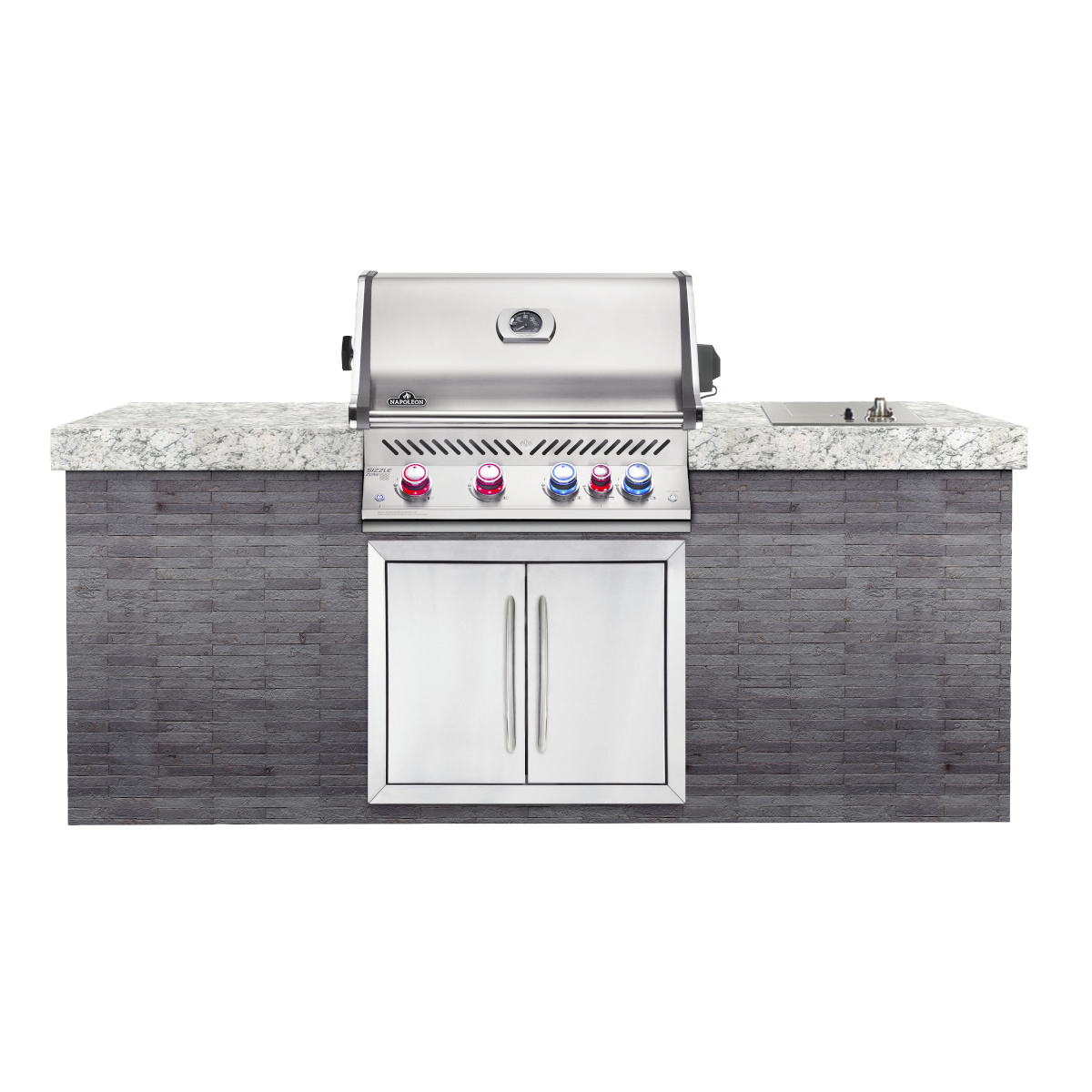 Napoleon Gasgrill Prestige PRO 500, Prestige PRO 500, Edelstahl, Einbau