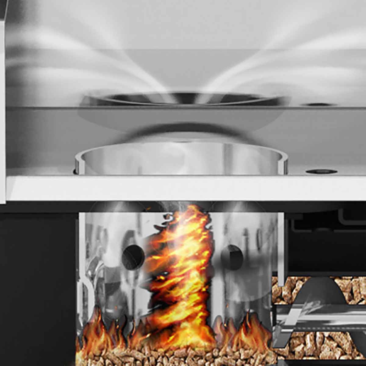 Broil King Regal 500 Pro Pelletgrill, Verbrennungsbehälter Broil King Regal 500 Pro Pelletgrill, Verbrennungsbehälter