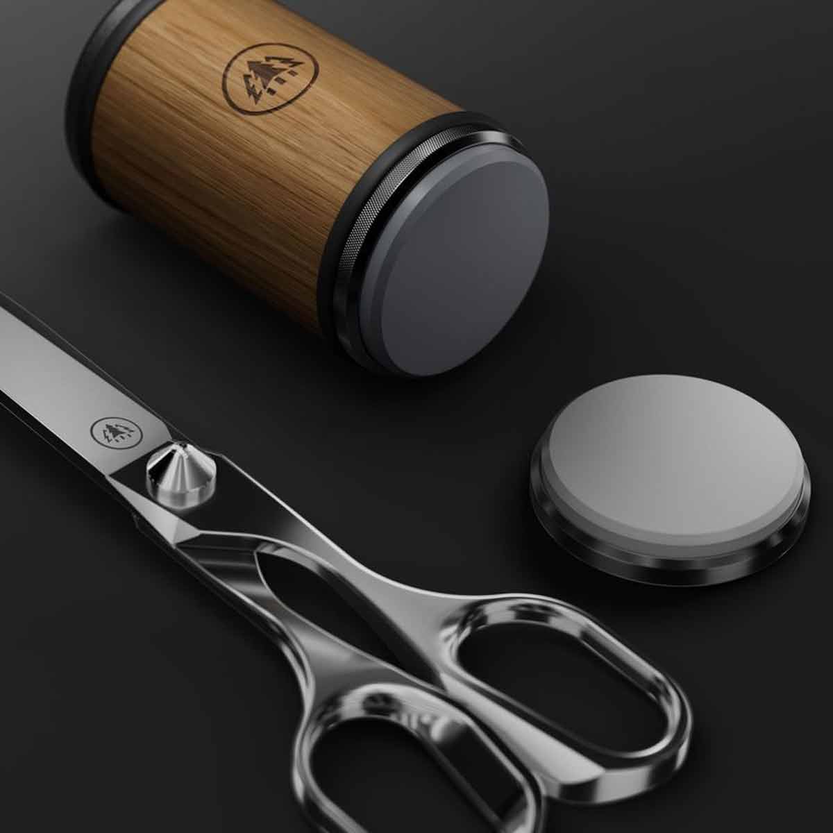 Horl Schere: Schärfen mit dem Horl Rollschleifer