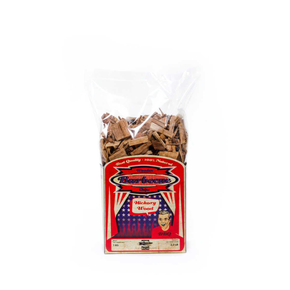 Axtschlag Wood Smoking Chips Hickory, 1 kg