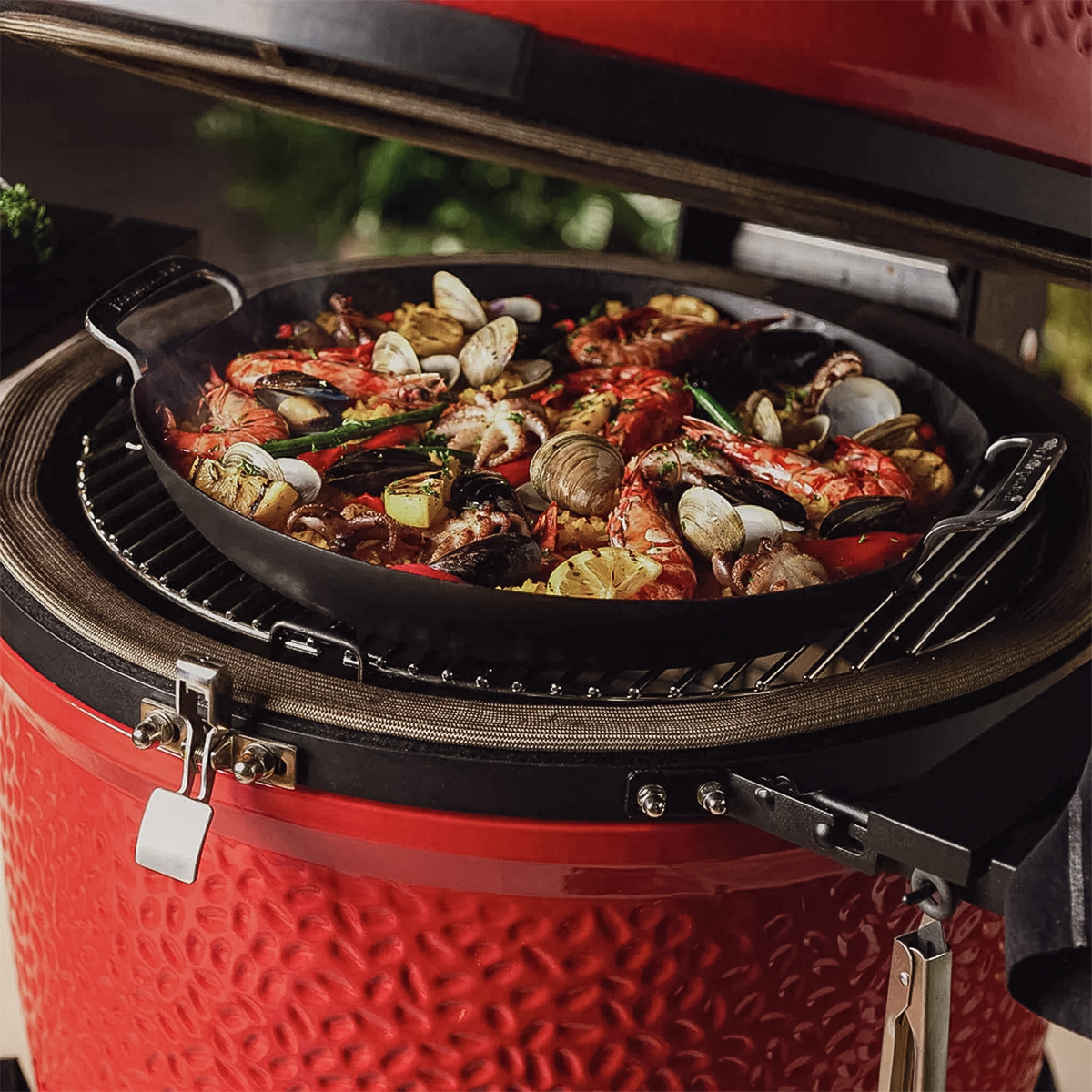 Kamado Joe Paella-Pfanne aus Karbonstahl, 45 cm