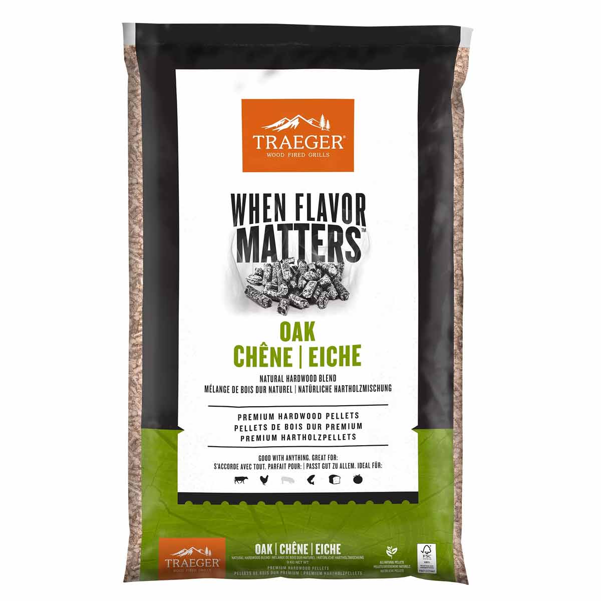Traeger Hartholz Pellets Eiche