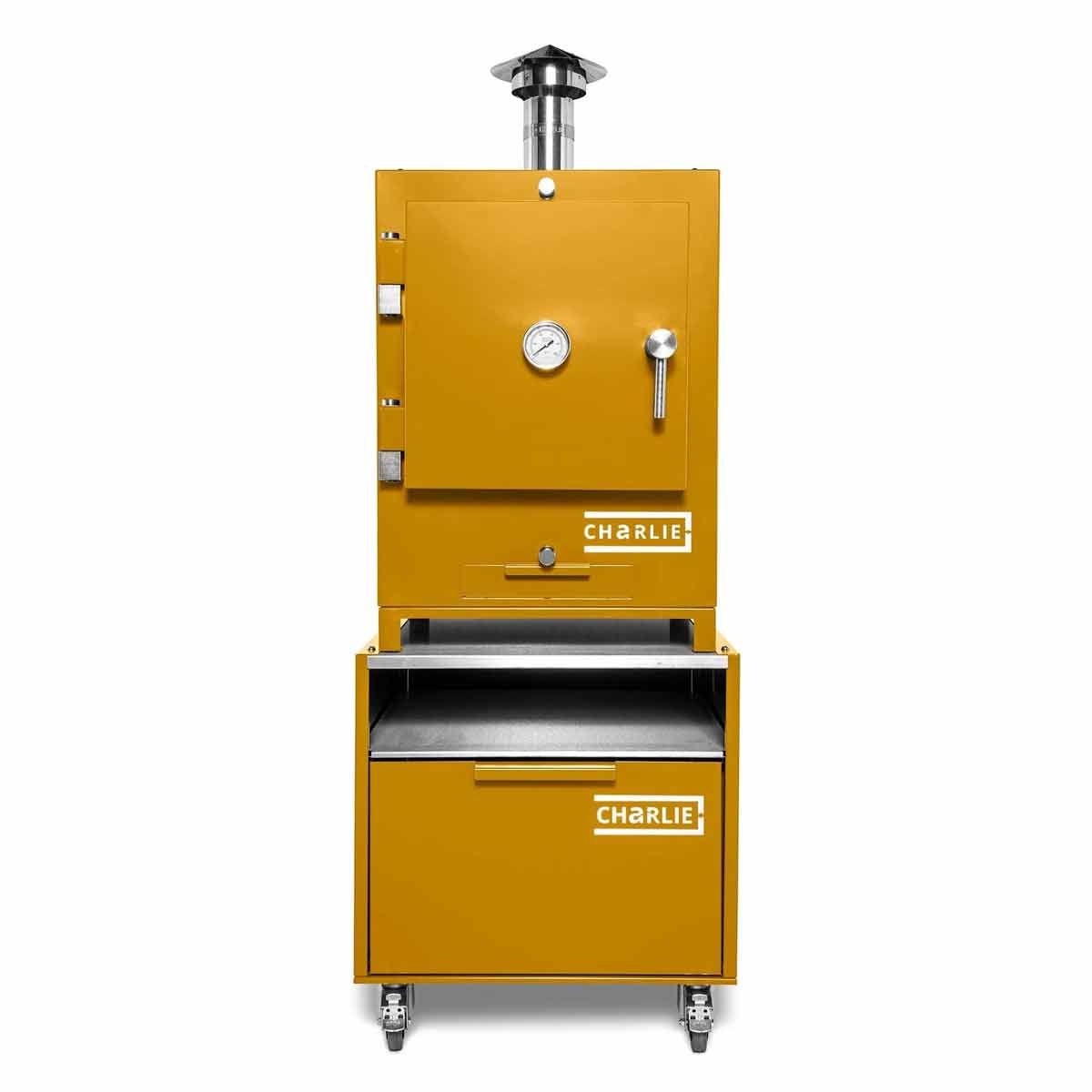 Charlie Oven Cheeky Tischofen auf Charlie Base Cabinet Unterwagen