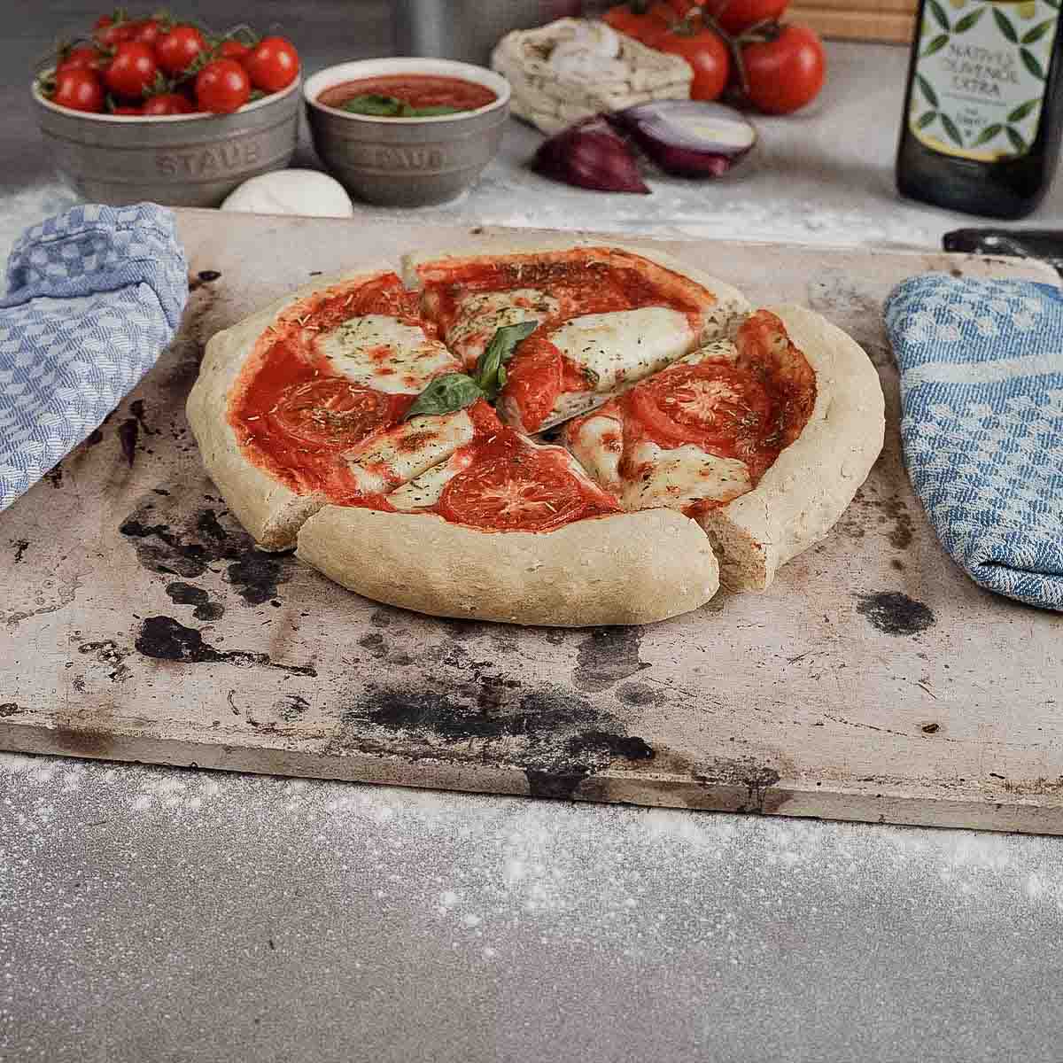 SANTOS eckiger Pizzastein XXL für Gasgrills, Backofen & Holzkohlegrills, Flammkuchen SANTOS eckiger Pizzastein XXL für Gasgrills, Backofen & Holzkohlegrills, Flammkuchen