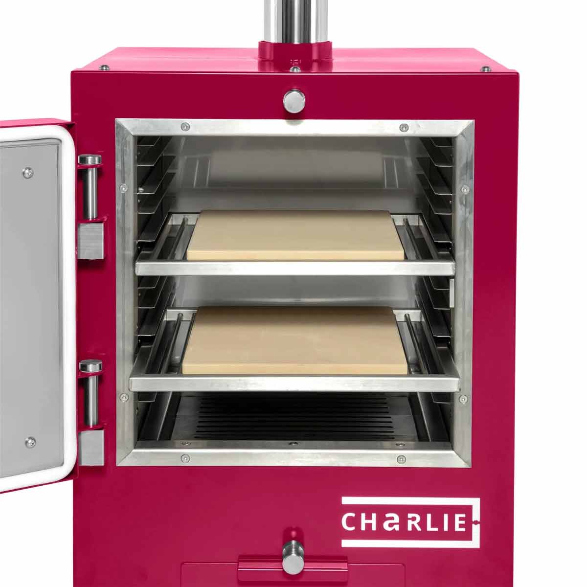 Charlie Oven Cheeky Tischofen mit separat erhältlichen Pizzasteinen