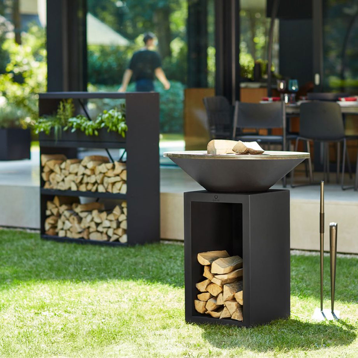OFYR Feuerplatte Classic Storage Black 85