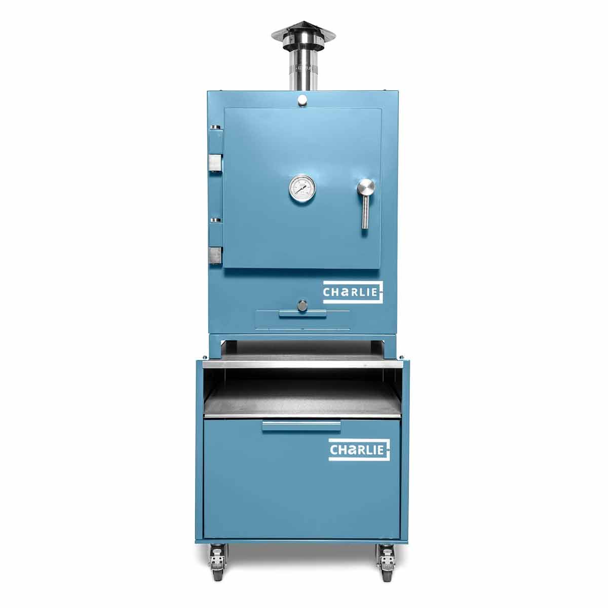 Charlie Oven Cheeky Tischofen auf Charlie Base Cabinet Unterwagen