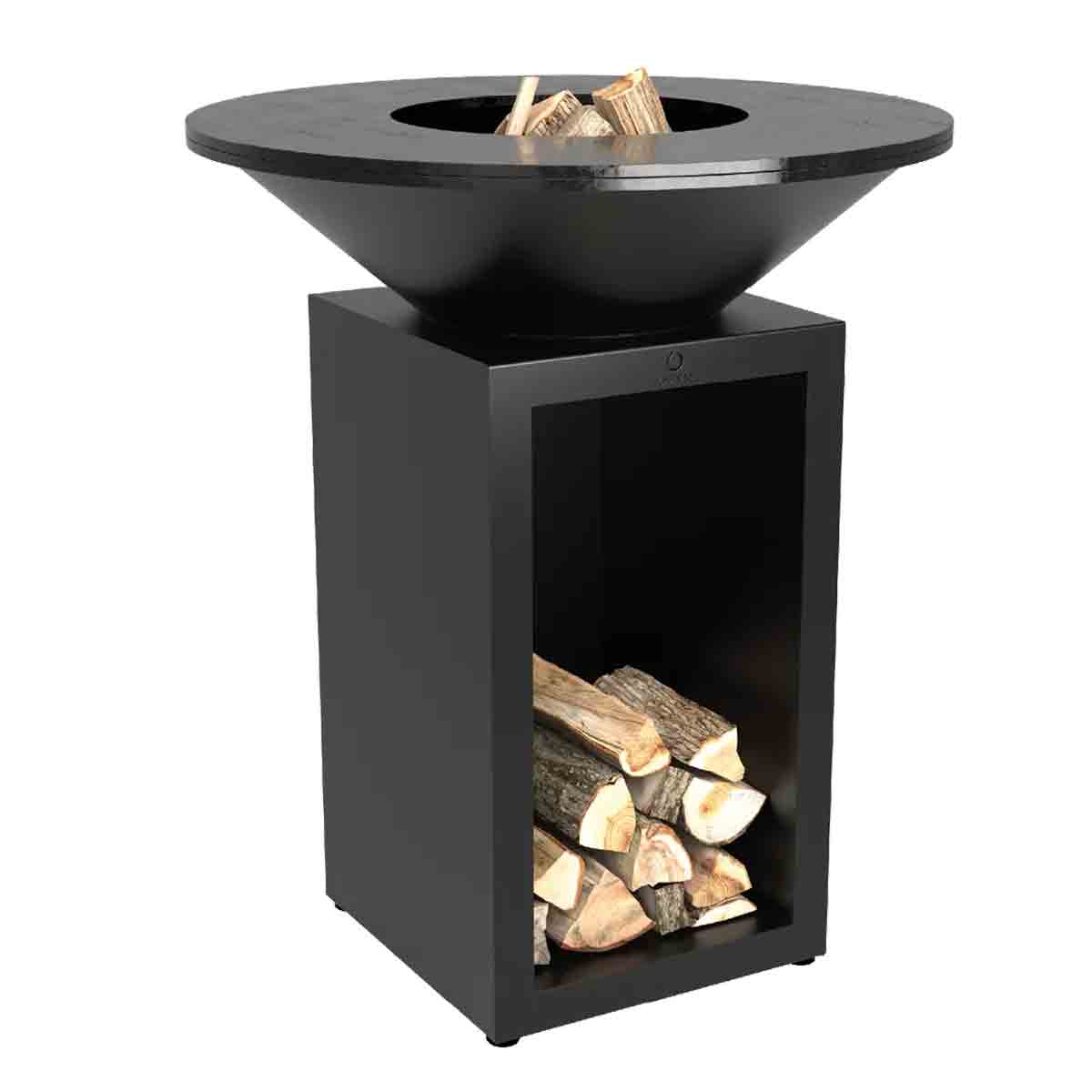 OFYR Feuerplatte Classic+ Storage 85, Black