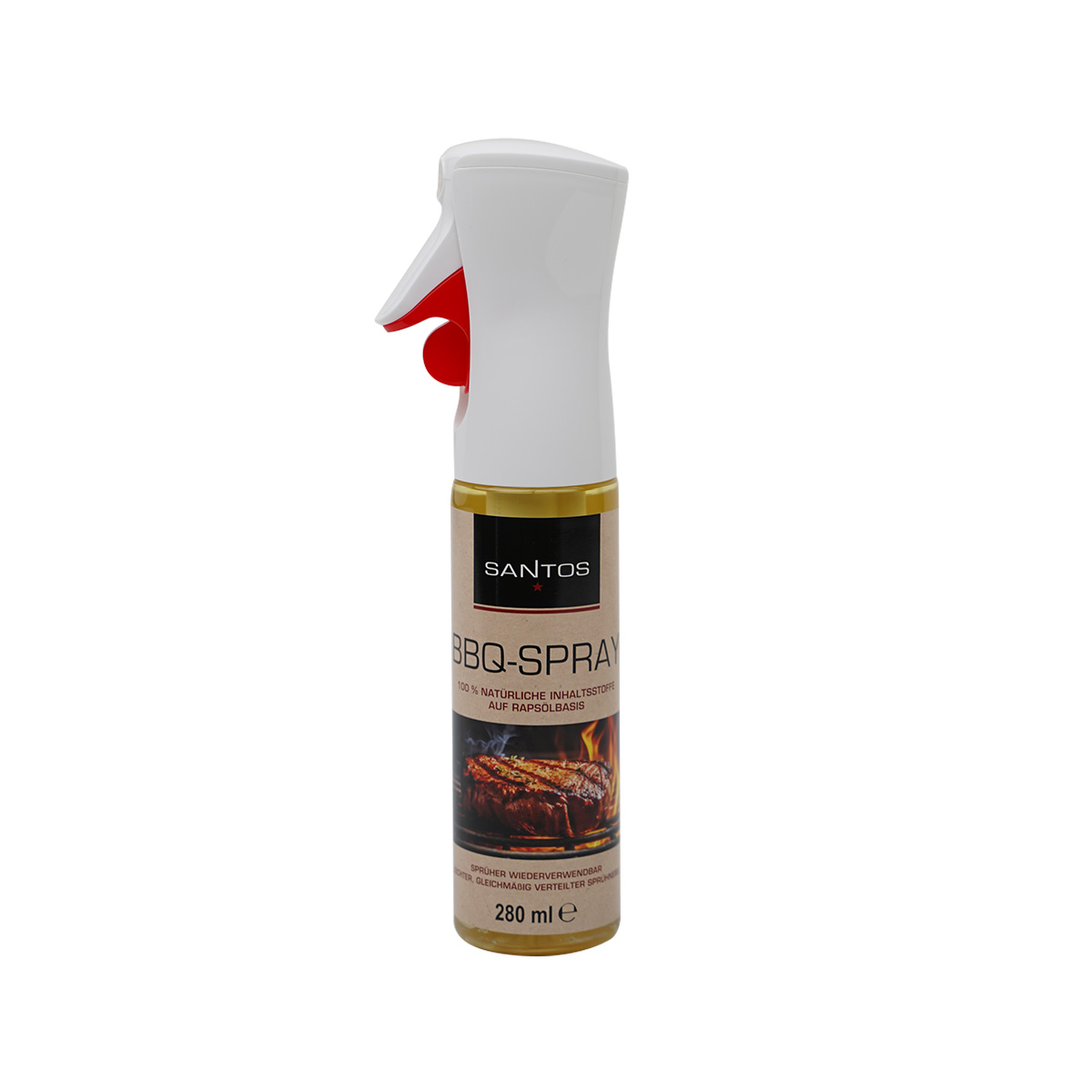 SANTOS Antihaft BBQ Grillspray 280 ml, 3er Set