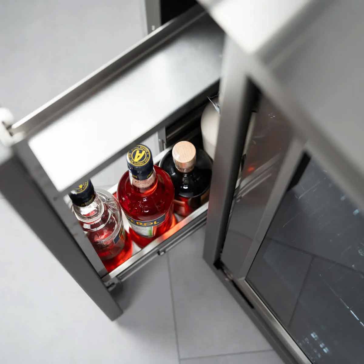 Flammkraft Block B, Flexibles Bar- und Kühlmodul, Apothekerauszug