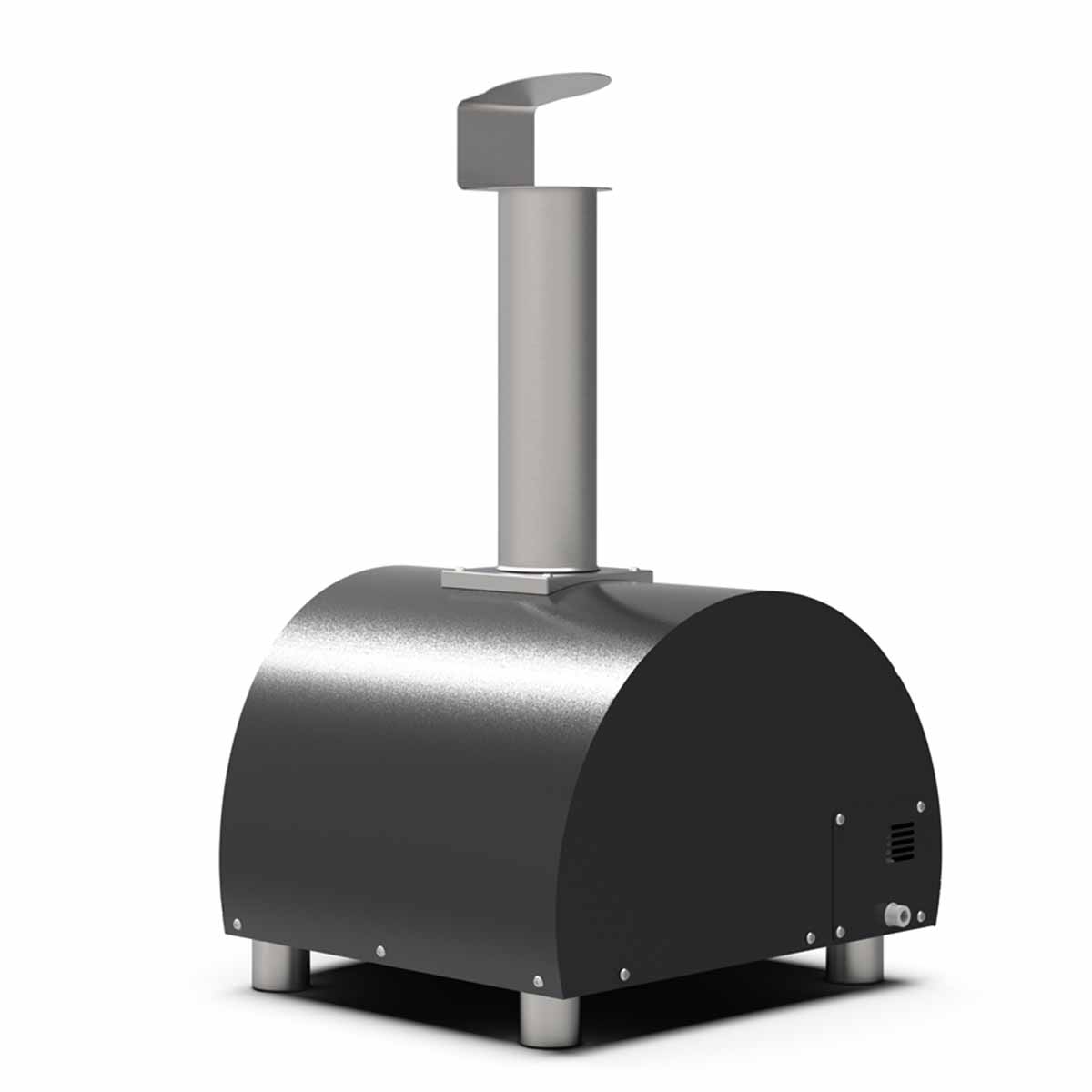 Alfa Pizzaofen Moderno Portable, Gas, Grau Alfa Pizzaofen Moderno Portable, Gas, Grau Rückseite