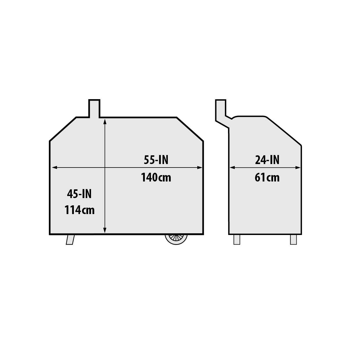 Broil King Schutzhülle für Regal Pellet 500 Maße Broil King Schutzhülle für Regal Pellet 500 Maße