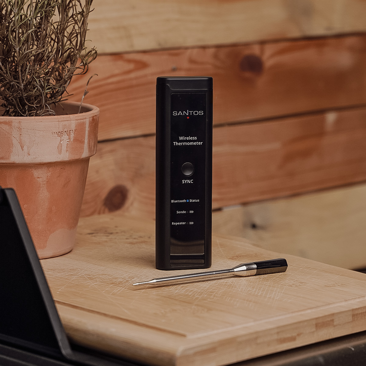 SANTOS Wireless Thermometer inkl. Ladestation SANTOS Wireless Thermometer inkl. Ladestation