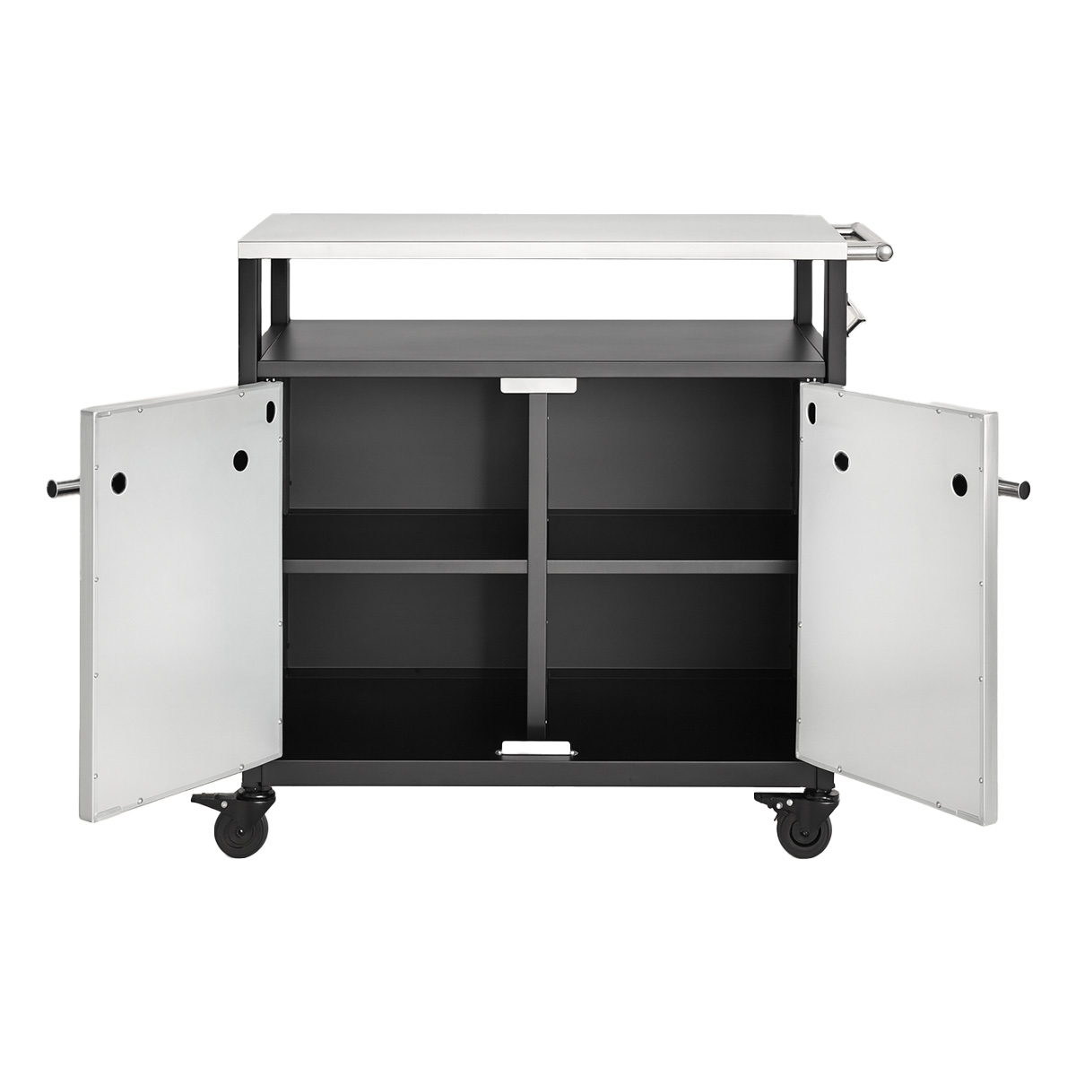 SANTOS BBQ Cart | 2 Türen | Edelstahl