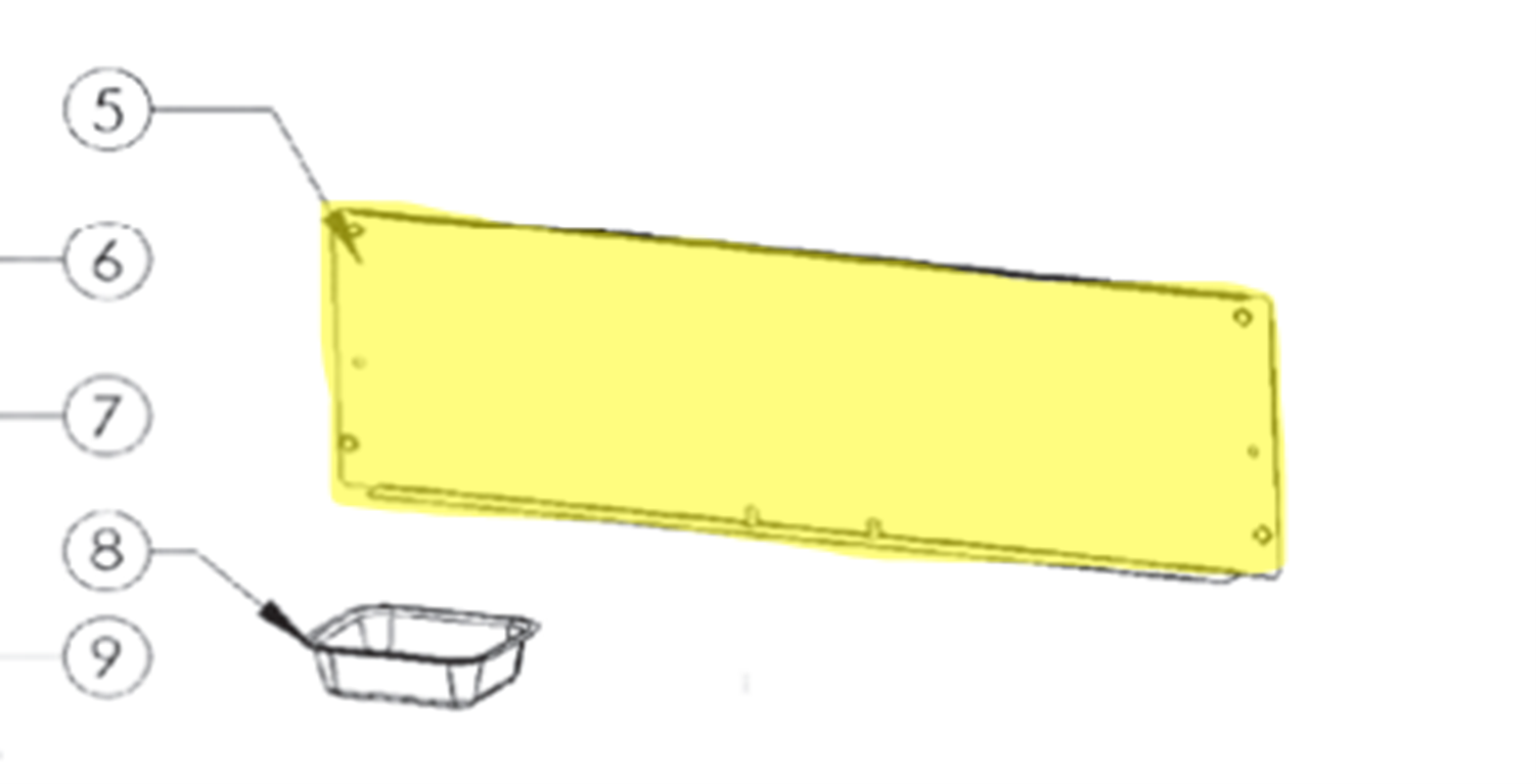 Napoleon Rückwand Grillkammer ROGUE (SE) 525