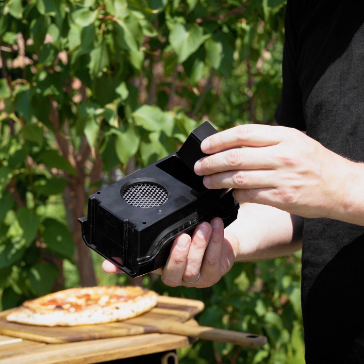 Ersatz-Akku in Verwendung 