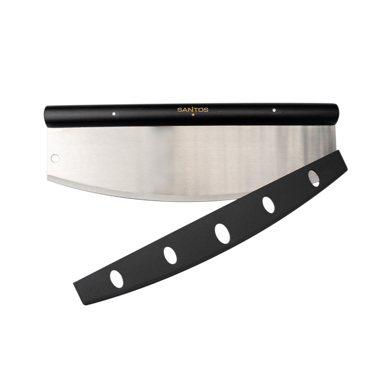 SANTOS Pizza Wiegemesser, Edelstahl, 35 cm SANTOS Pizza Wiegemesser, Edelstahl, 35 cm