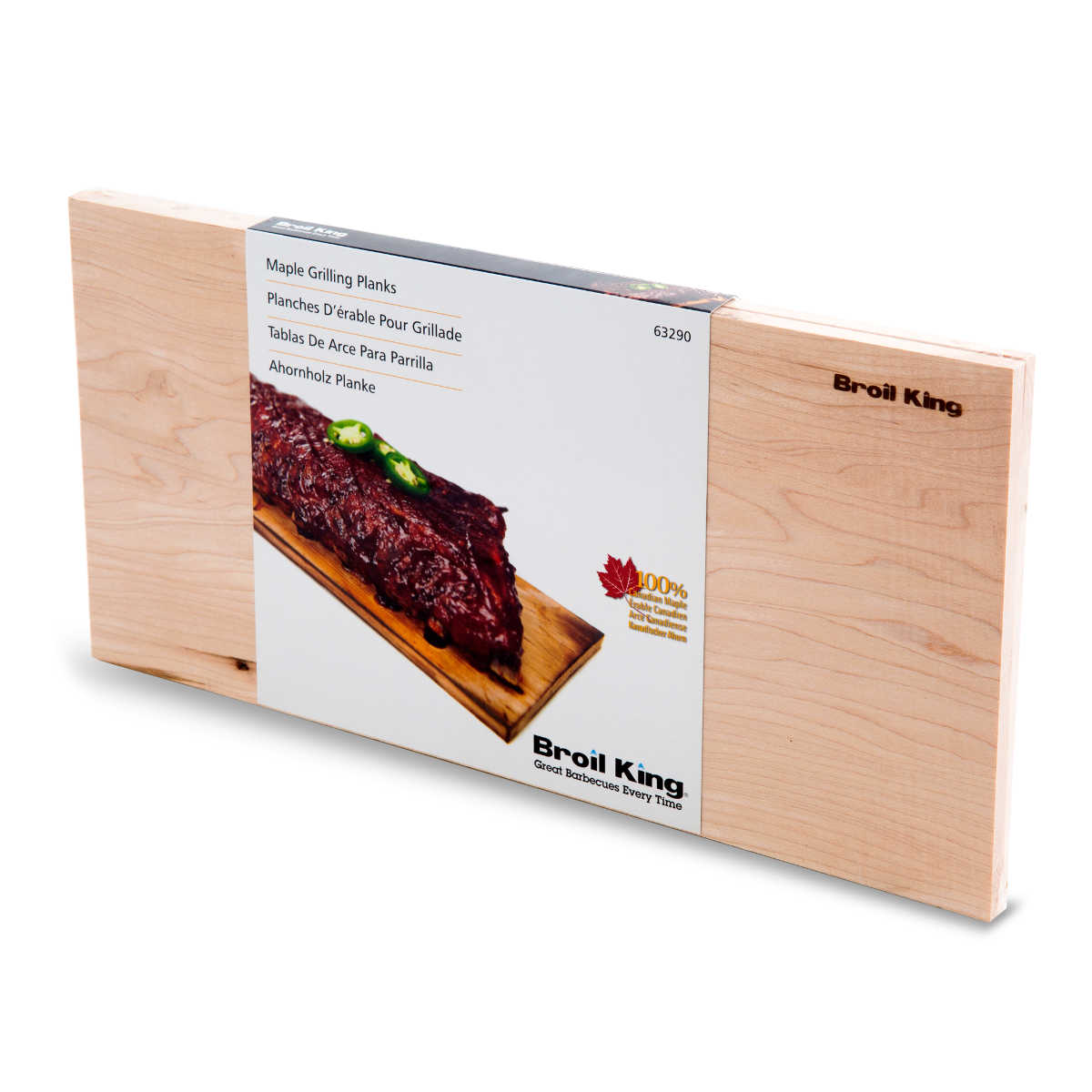 Broil King Ahornholz-Planke Verpackung