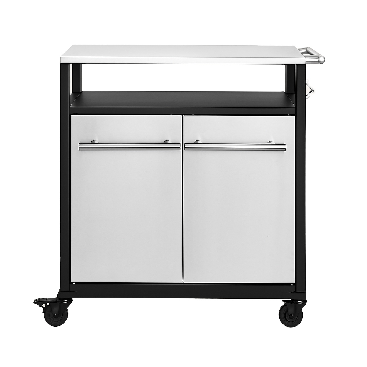 SANTOS BBQ Cart | 2 Türen | Edelstahl