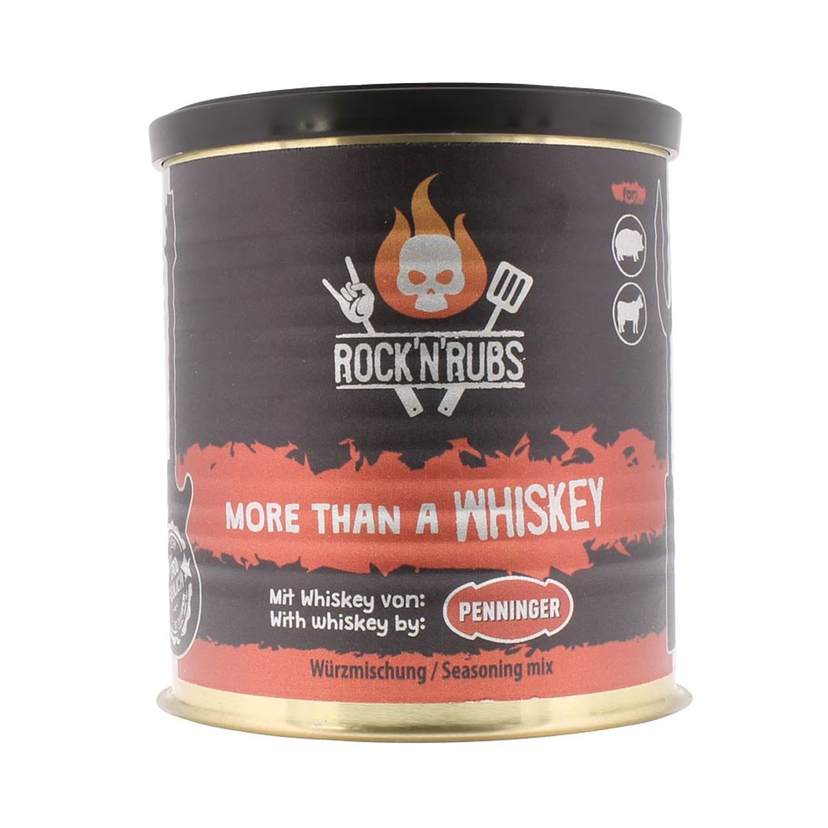 Rock'n'Rubs "More than a Whiskey" Silver Line Rub, 130g