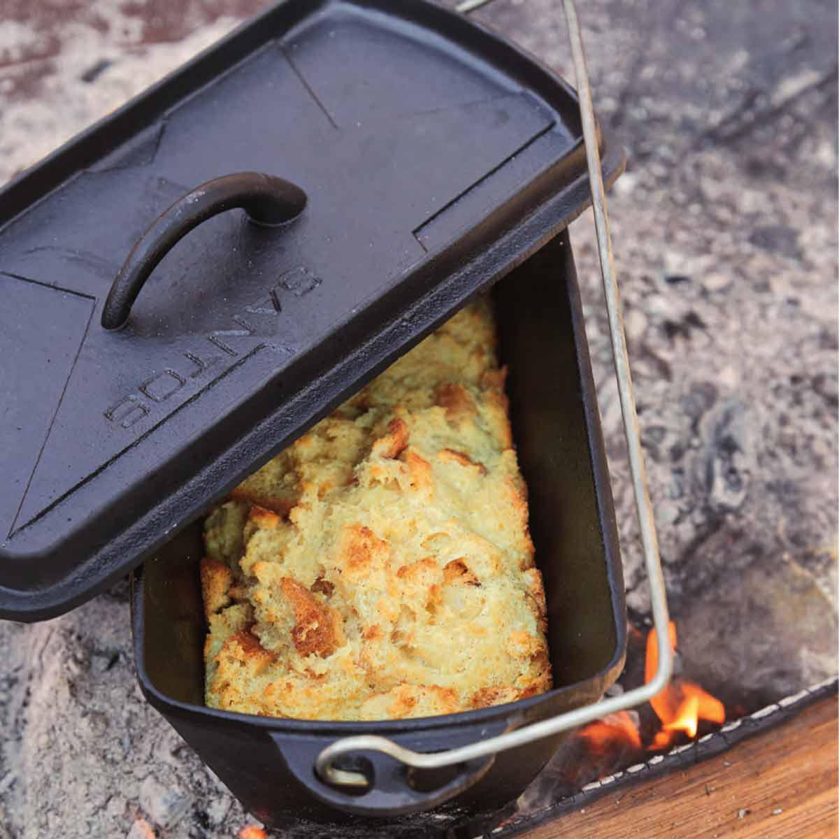 SANTOS Kastenform aus Gusseisen mit Henkel, 39 x 17cm  SANTOS Kastenform aus Gusseisen mit Henkel, 39 x 17cm